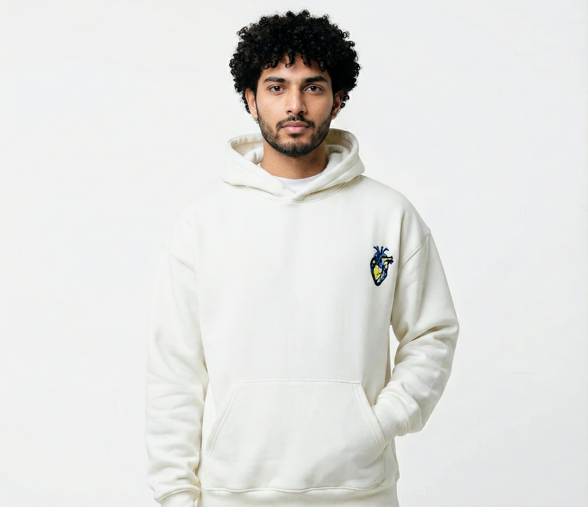 Starry Night Hoodie White