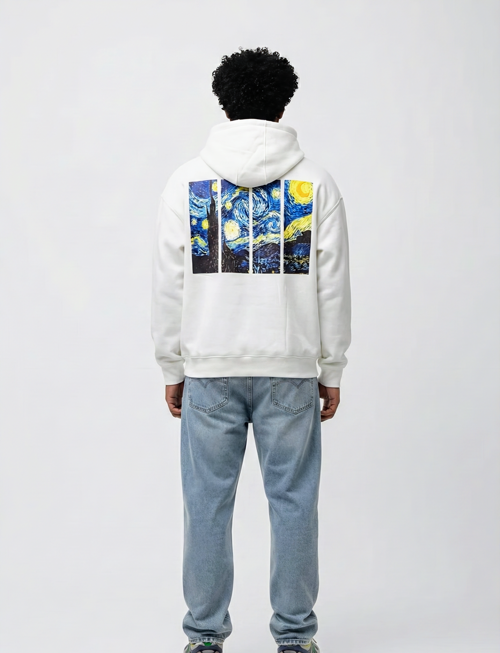 Starry Night Hoodie White