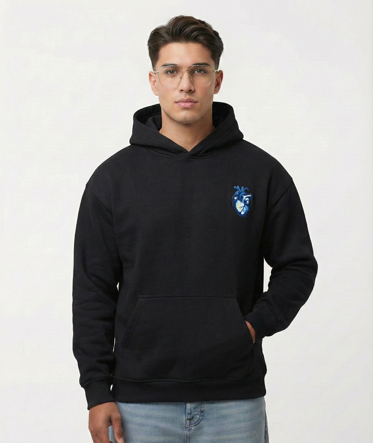 Starry Night Hoodie Black